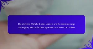 Die ehrliche Wahrheit über Lernen und Konditionierung: Strategien, Herausforderungen und moderne Techniken